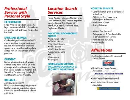 Original Action Services Brochure